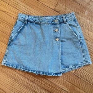 Zara Blue Denim Skort